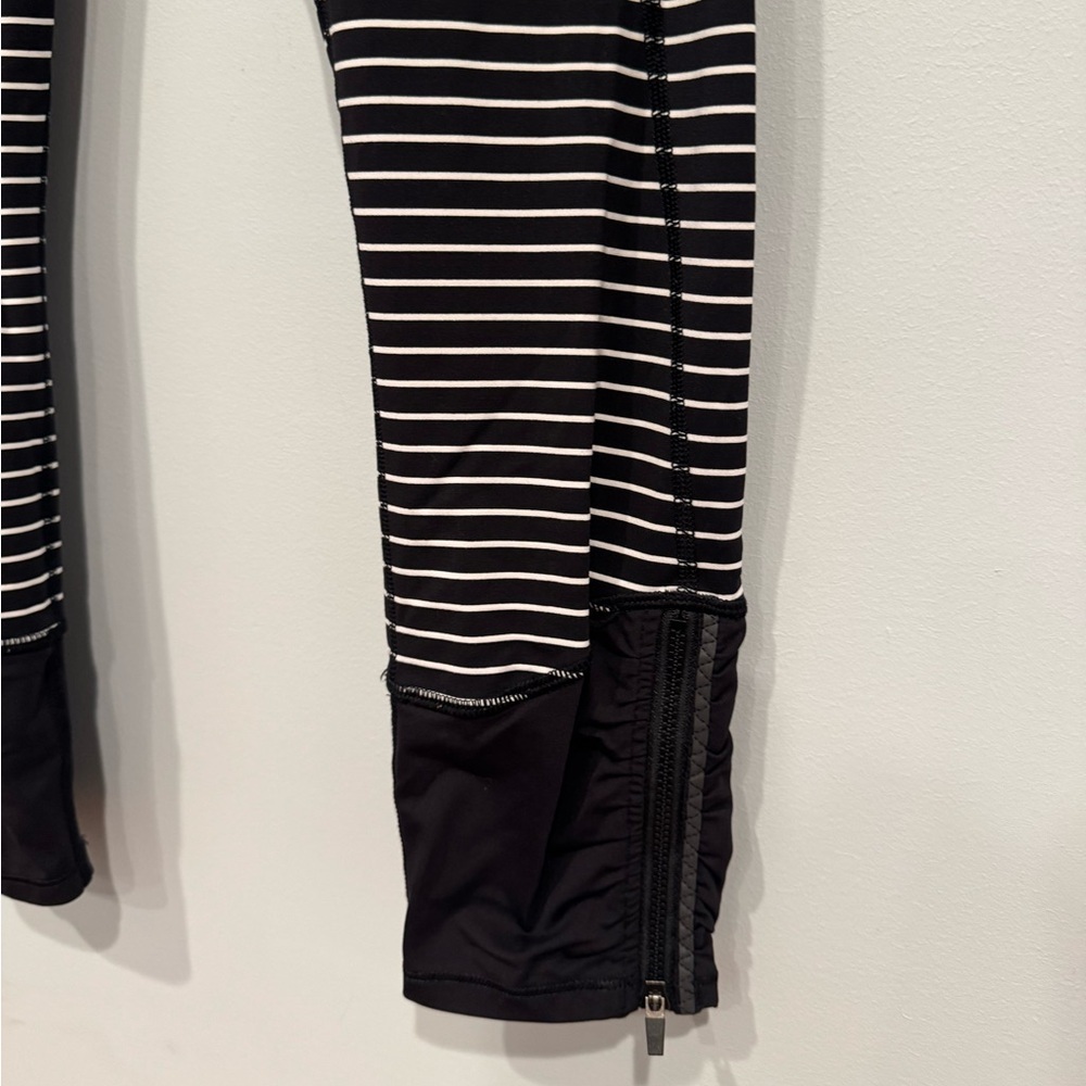 LULULEMON Runday Crop Legging Parallel Stripe RARE - Picture 4 of 10